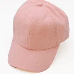 Casquette en lin - Rose