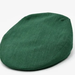 Casquette portugaise en lin - Verte