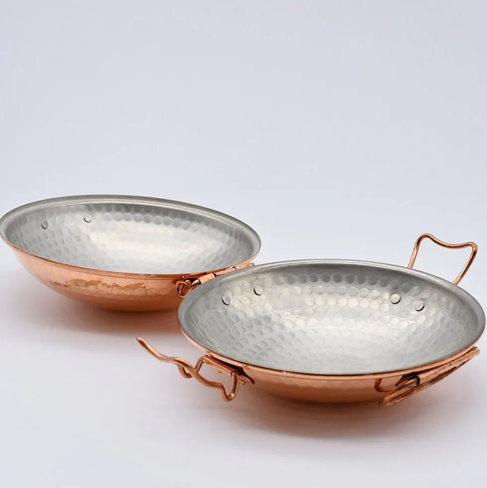 Cataplana en cuivre 1 à 2 couverts - 21cm