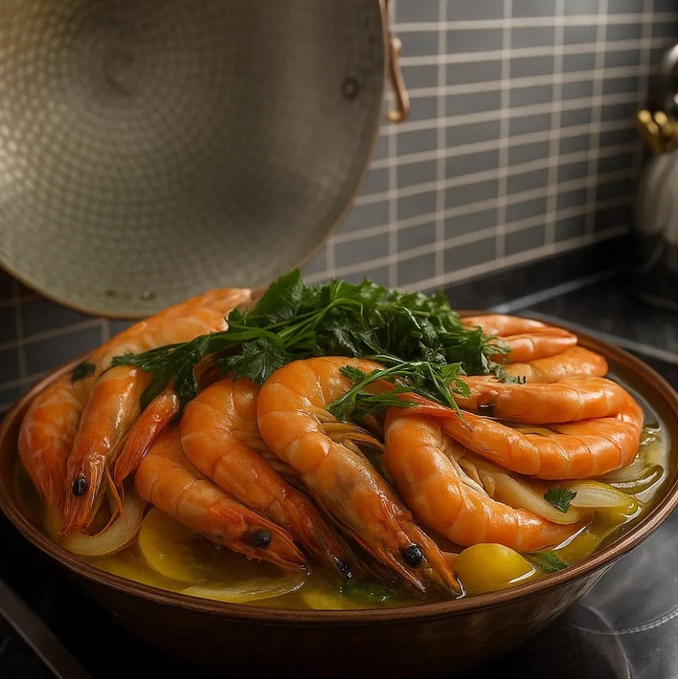 Cataplana en cuivre 2 à 3 couverts - 24cm