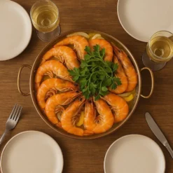 Cataplana en cuivre 5 à 6 couverts - 30cm