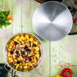 Cataplana en inox 5/6 couverts