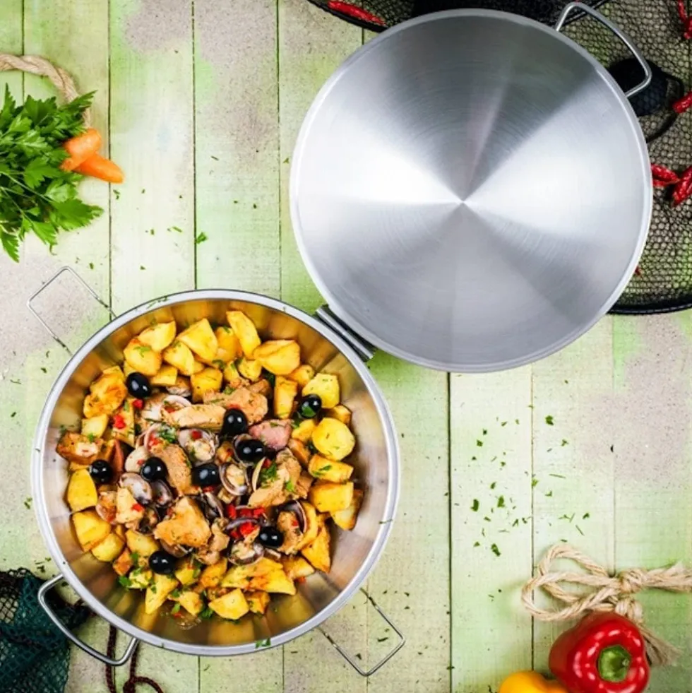 Cataplana en inox 7/8 couverts