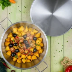 Cataplana en inox 10/12 couverts