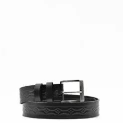 Ceinture en cuir noir