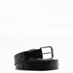 Ceinture en cuir noir