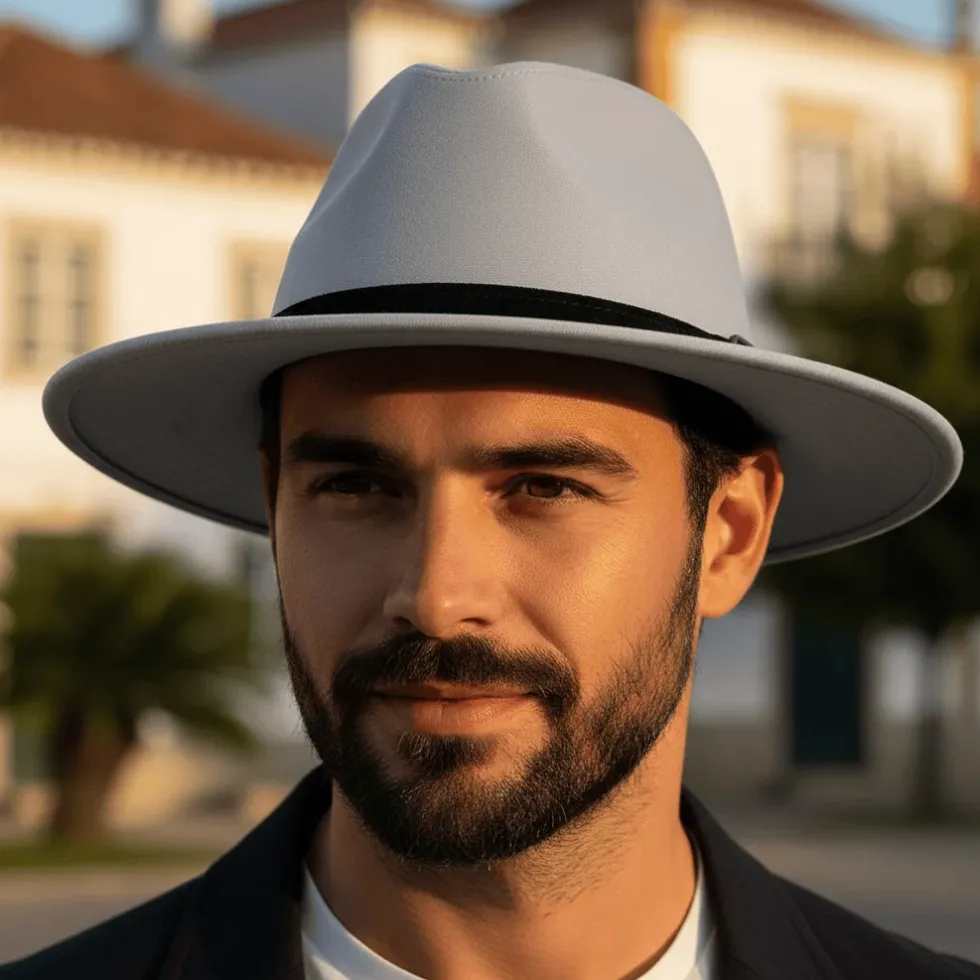 Chapeau en coton - Gris