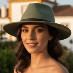 Chapeau en coton - Kaki