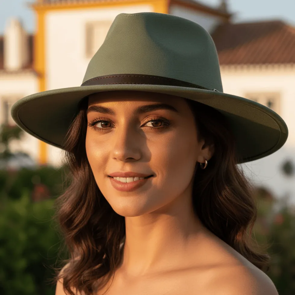 Chapeau en coton - Kaki