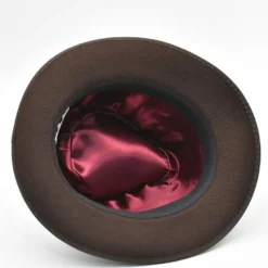 Chapeau en feutre Fedora - Marron