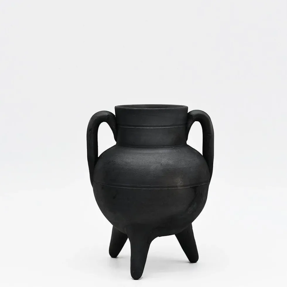 Chaudron en terre cuite noire de Bisalhães