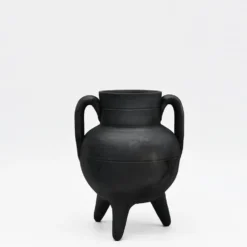 Chaudron en terre cuite noire de Bisalhães