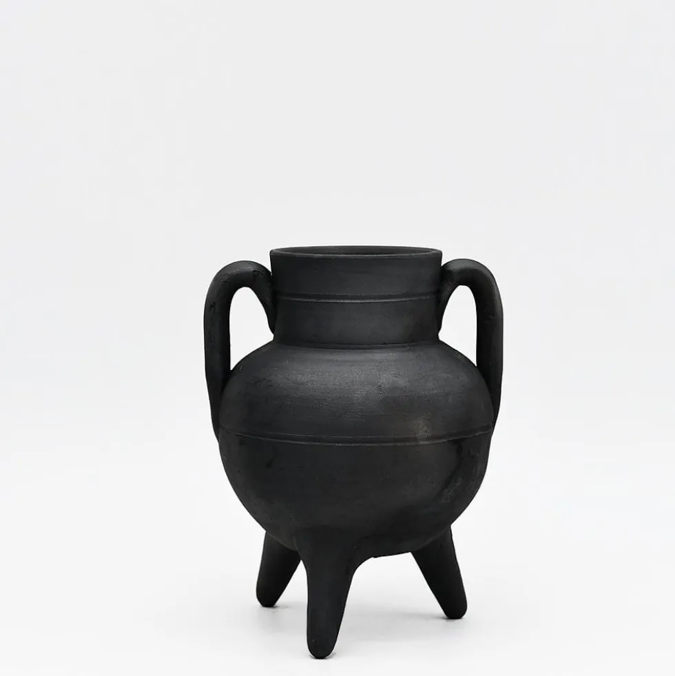 Chaudron en terre cuite noire de Bisalhães