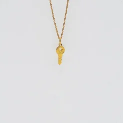 Chave da Felicidade I Charm en argent doré