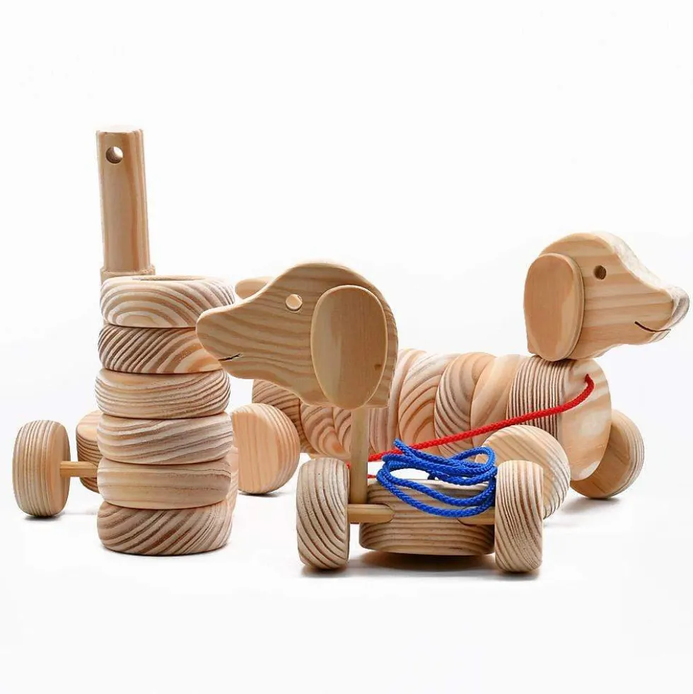 Chien en bois