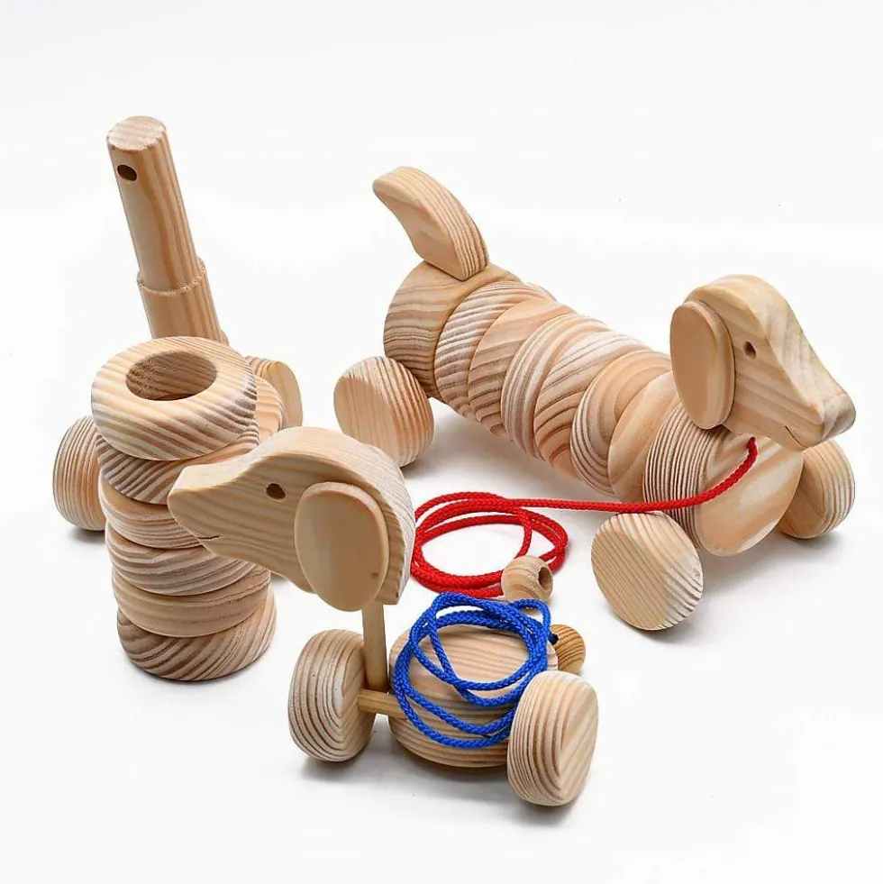 Chien en bois