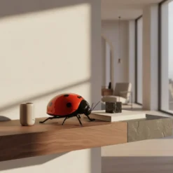 Coccinelle en céramique "Joaninha, voa, voa"