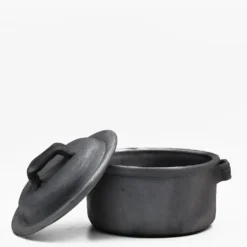 Cocotte en terre cuite noire de Bisalhães