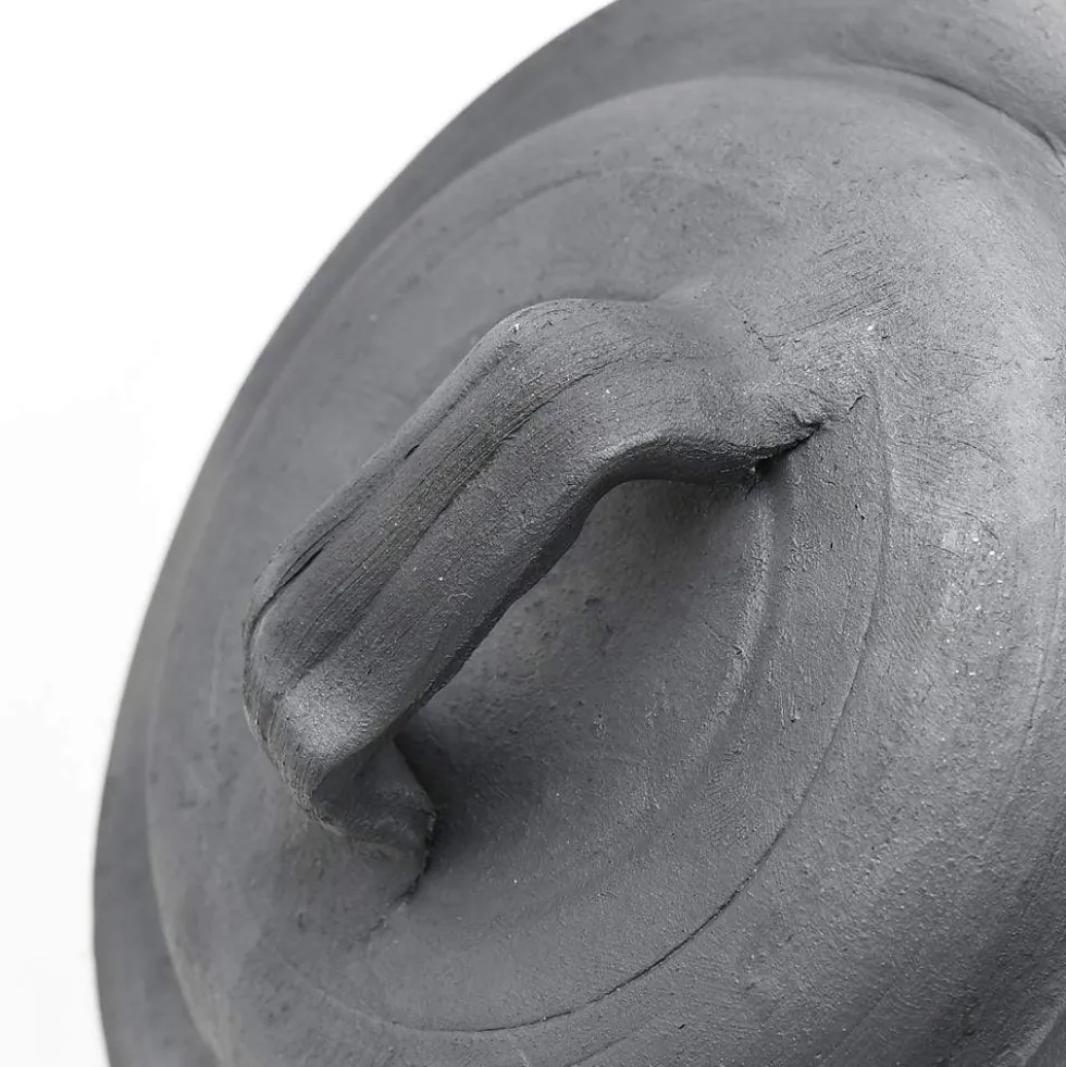 Cocotte en terre cuite noire de Bisalhães