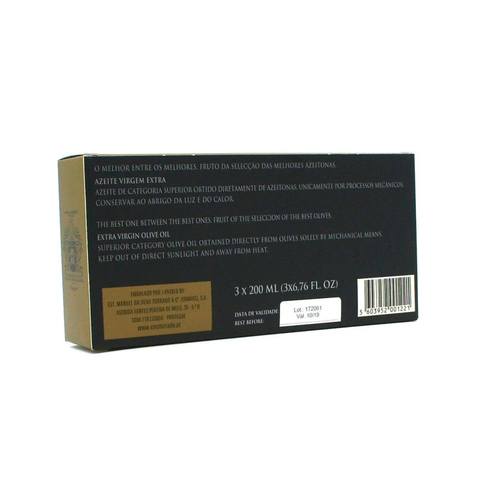 Coffret de 3 boites d'huile d'olive