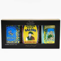 Coffret de 3 boites d'huile d'olive