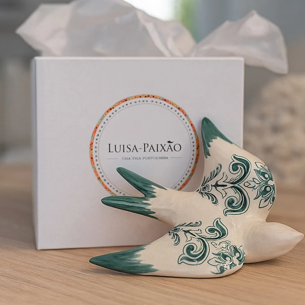 Coffret hirondelle "Azulejos" - Vert