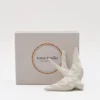 Coffret hirondelle stylisée - Blanc mat