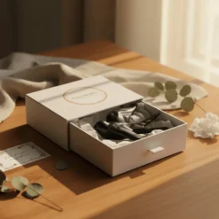 Coffret hirondelle stylisée - Noir mat