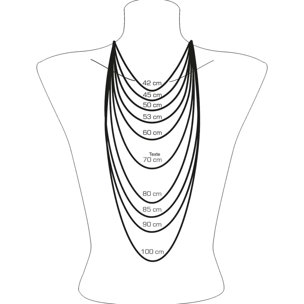 Collier en liège et perles - Vert