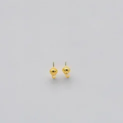Conta de Viana I Boucles d'oreille en argent doré