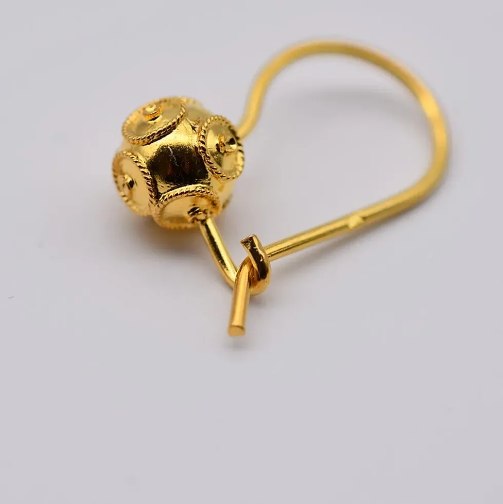 Conta de Viana I Boucles d'oreille en argent doré