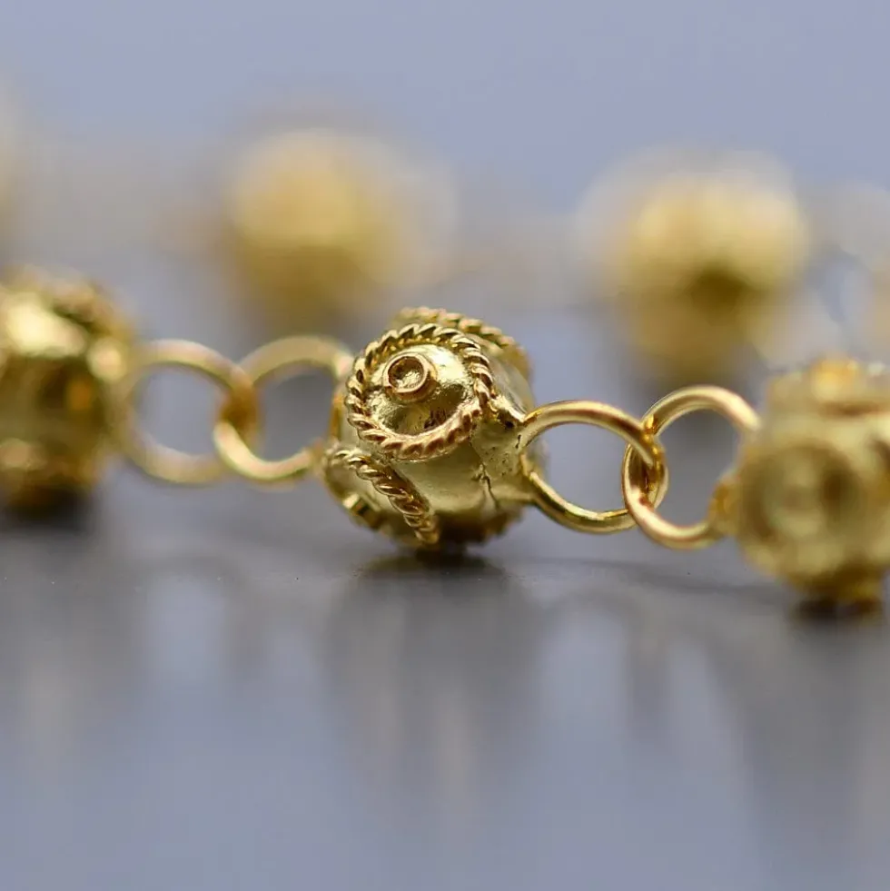 Conta de Viana I Bracelet en argent doré