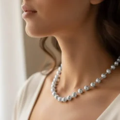 Conta de Viana I Collier de perles en argent