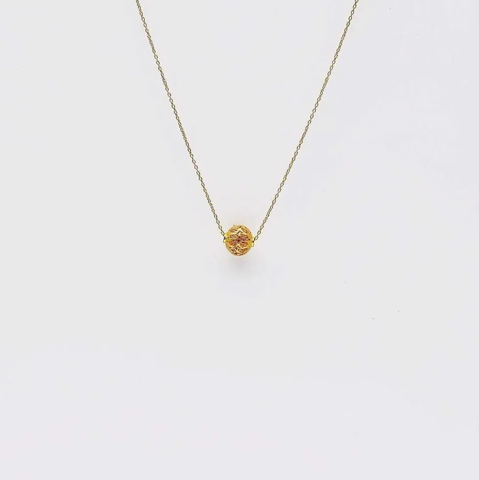 Conta de Viana I Collier en argent doré