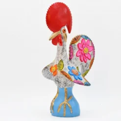 Coq de Barcelos 40cm blanc - Prazeres Côta
