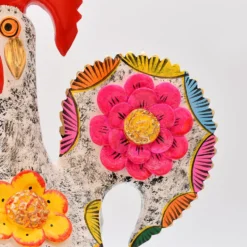Coq de Barcelos 40cm blanc - Prazeres Côta