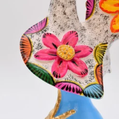 Coq de Barcelos 40cm blanc - Prazeres Côta