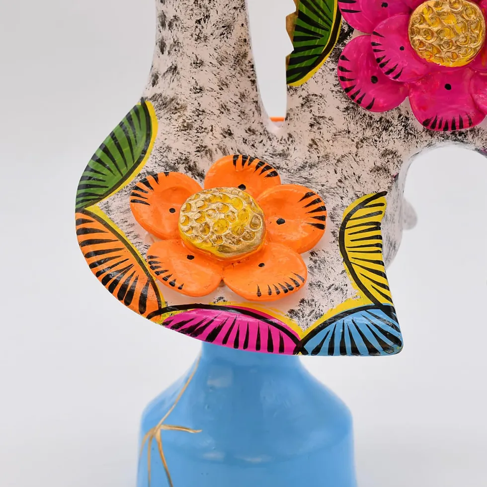 Coq de Barcelos 25cm blanc - Prazeres Côta