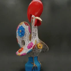 Coq de Barcelos 55cm Blanc - Prazeres Côta