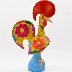 Coq de Barcelos 40cm jaune - Prazeres Côta
