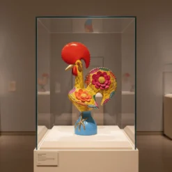 Coq de Barcelos 40cm jaune - Prazeres Côta