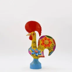 Coq de Barcelos 25cm jaune - Prazeres Côta