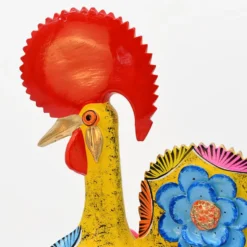 Coq de Barcelos 40cm jaune - Prazeres Côta