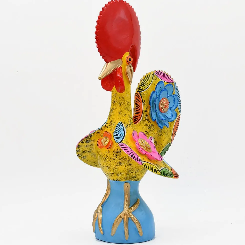 Coq de Barcelos 40cm jaune - Prazeres Côta