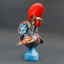 Coq de Barcelos 25cm noir - Prazeres Côta