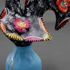 Coq de Barcelos 25cm noir - Prazeres Côta