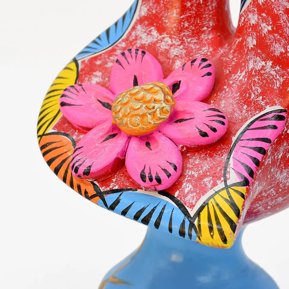 Coq de Barcelos 30cm rouge - Prazeres Côta