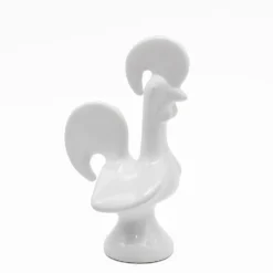 Coq portugais en céramique - Blanc