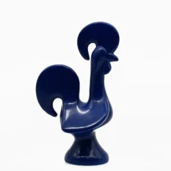 Coq portugais en céramique - Bleu