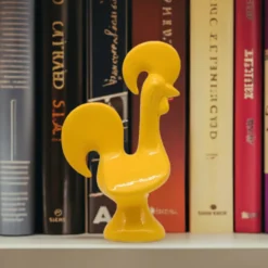 Coq portugais en céramique - Jaune